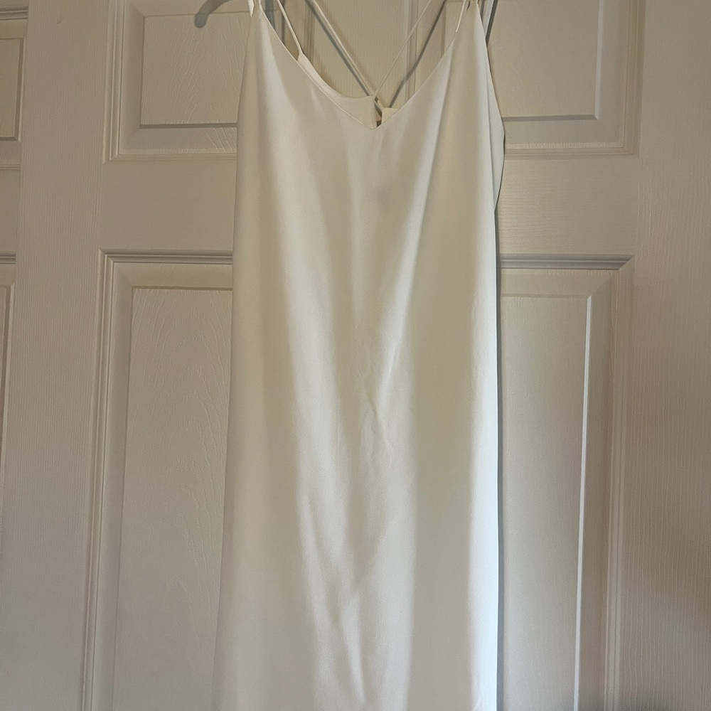 Elegant White Slip Dress